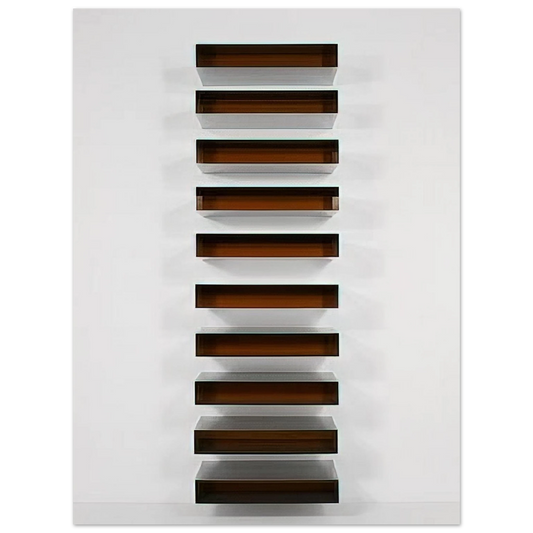 Donald Judd - Untitled - 1973  75x100 cm / 30x40inches Fine Art Poster