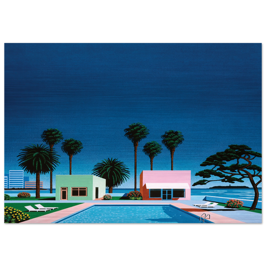 Pacific Breeze - Hiroshi Nagai Brushed Aluminum Print - 70x100 cm / 28x40 inches | Hiroshi Nagai Aluminum Print | Hiroshi Nagai Prints