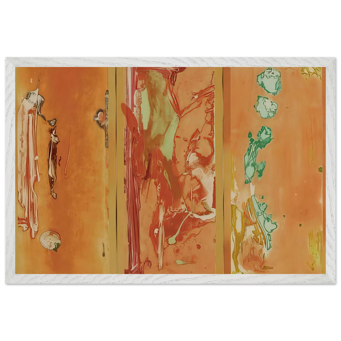Helen Frankenthaler - Gateway - 1988 Wall art - 15x20 cm / 6x8 inches - Fine Art Poster-canvas - -