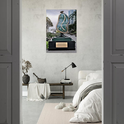 DANCE OF TIME I 1984 - Salvador Dali Brushed Aluminum Print - 70x100 cm / 28x40 inches | Salvador Dali Aluminum Print | Salvador Dali Prints