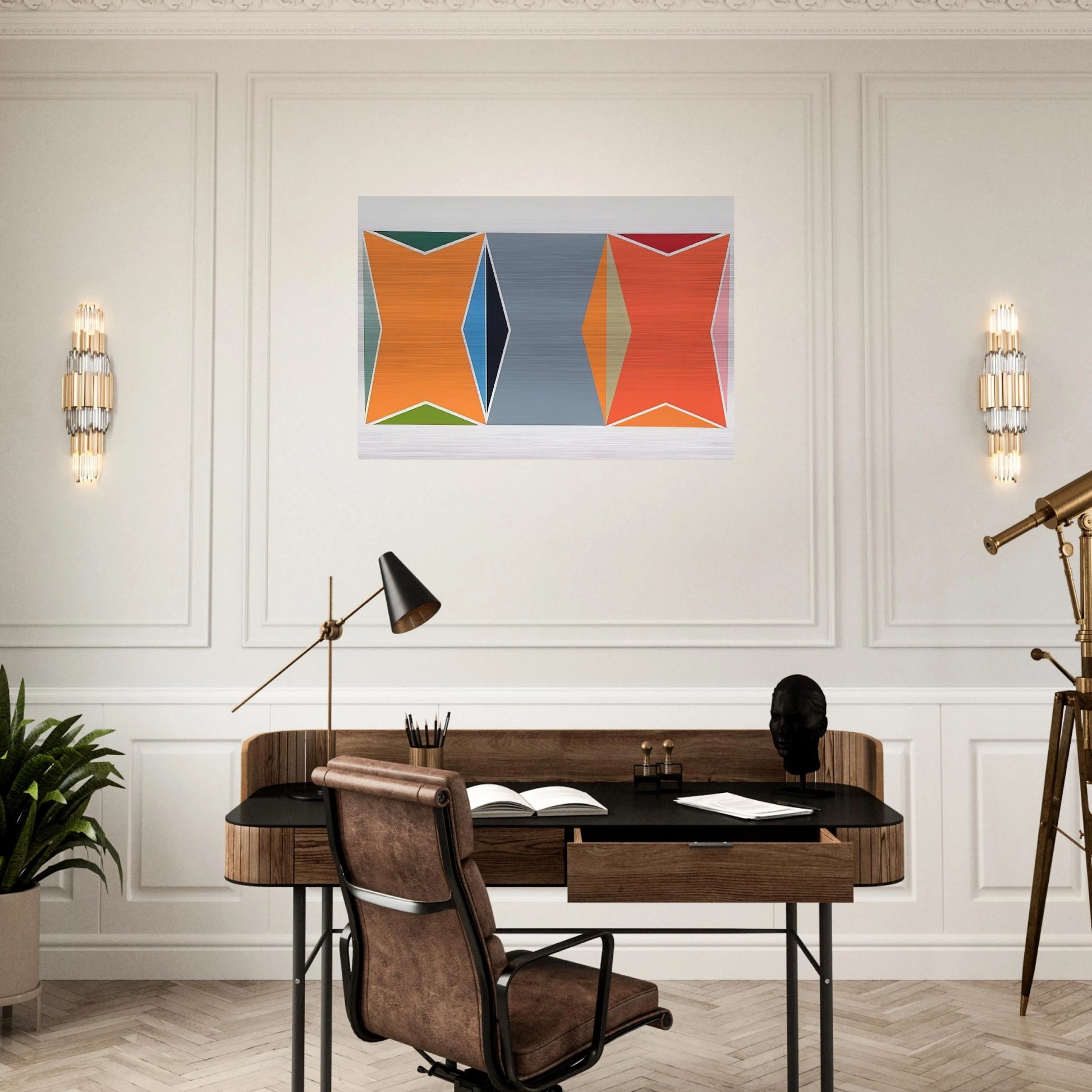 Untitled 1 - 1979 - Larry Zox Brushed Aluminum Print - 70x100 cm / 28x40 inches | Larry Zox Aluminum Print | Larry Zox Prints