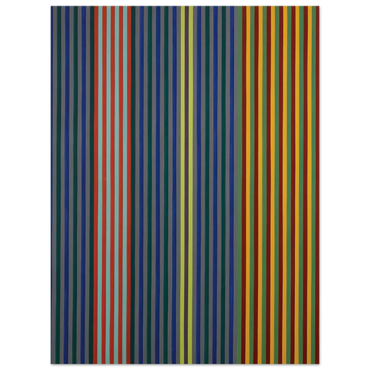Gene Davis - Split Beat - 1965  75x100 cm / 30x40inches Fine Art Poster