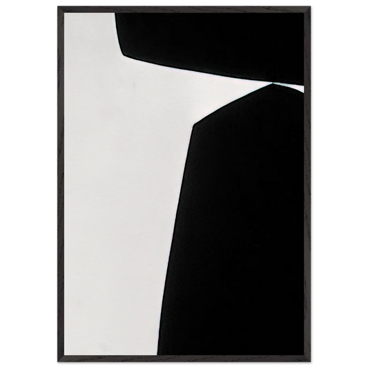 Untitled - 1962 N12 - Lorser Feitelson 70x100 cm / 28x40 inches Framed Art Print – Black Wooden Frame