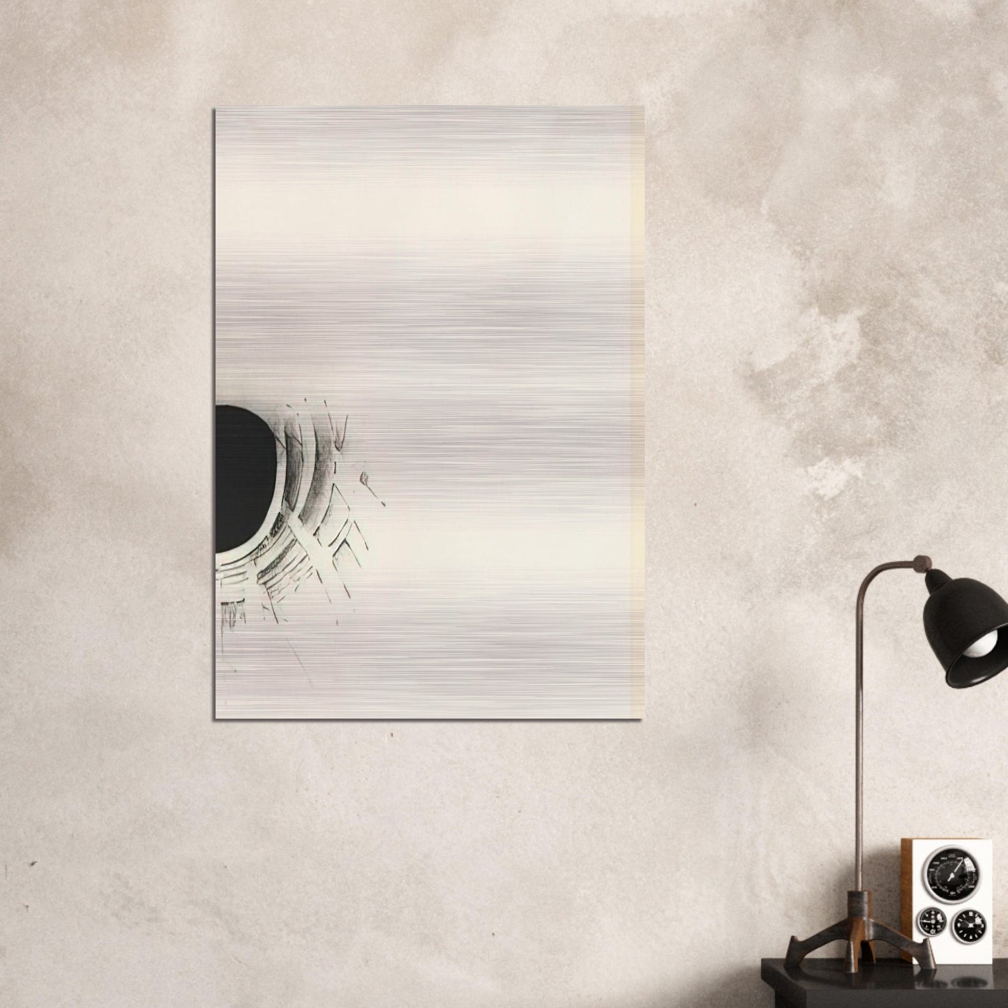 UNTITLED 1960 1 - Lee Bontecou Brushed Aluminum Print - 70x100 cm / 28x40 inches | Lee Bontecou Aluminum Print | Lee Bontecou Prints