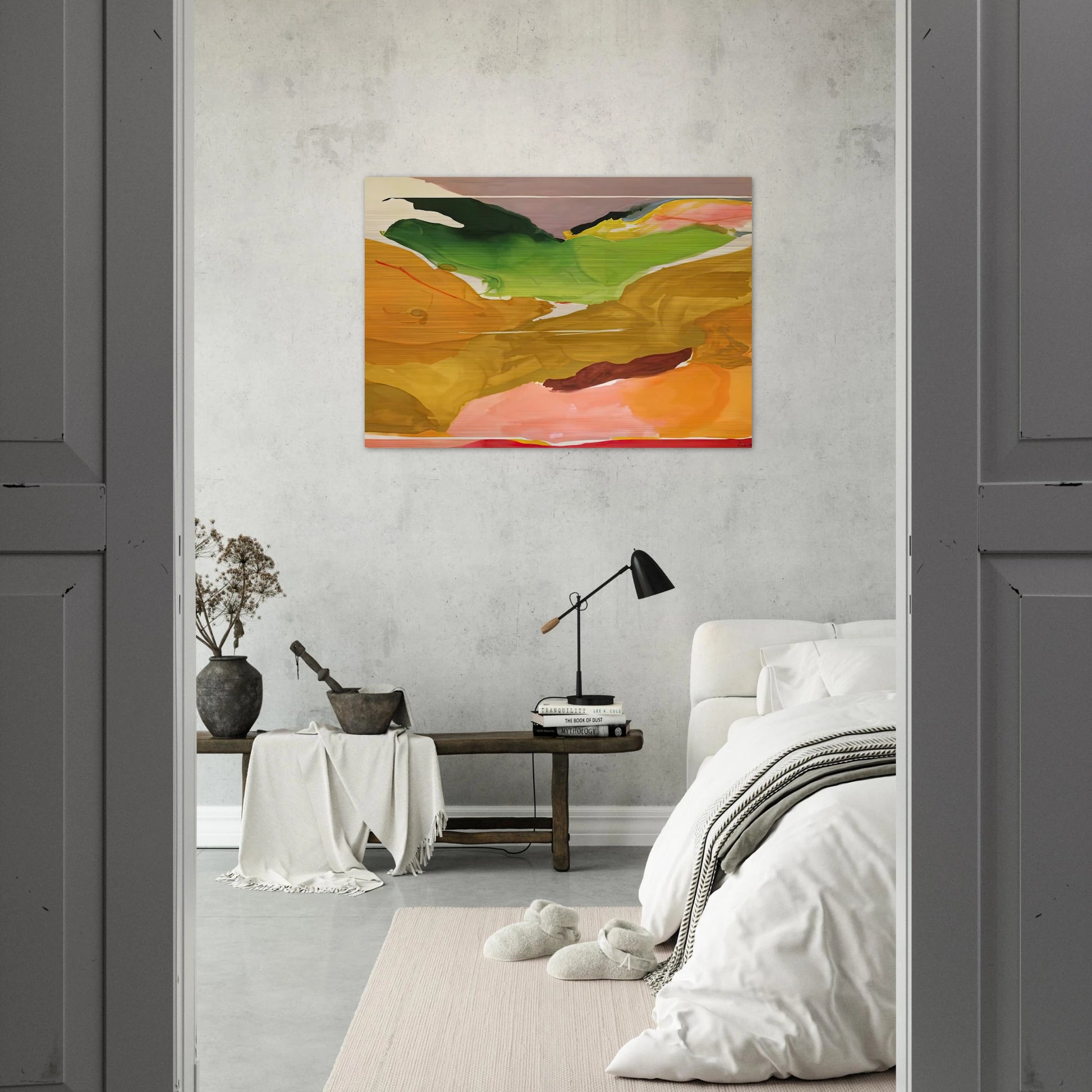 Nature Abhors a Vacuum, 1973- - Helen Frankenthaler Brushed Aluminum Print - 70x100 cm / 28x40 inches | Helen Frankenthaler Aluminum Print | Helen Frankenthaler Prints