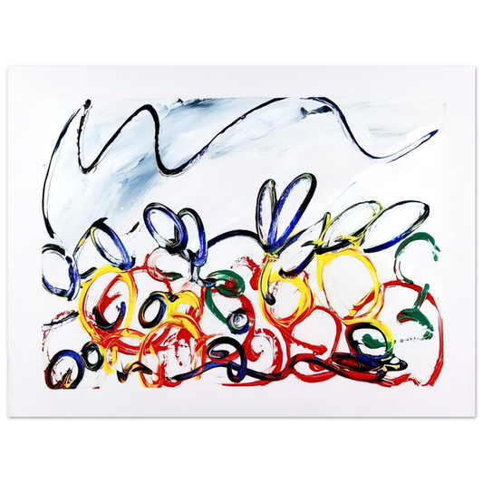 Mario Schifano - Acerbo - 1983  75x100 cm / 30x40inches Fine Art Poster