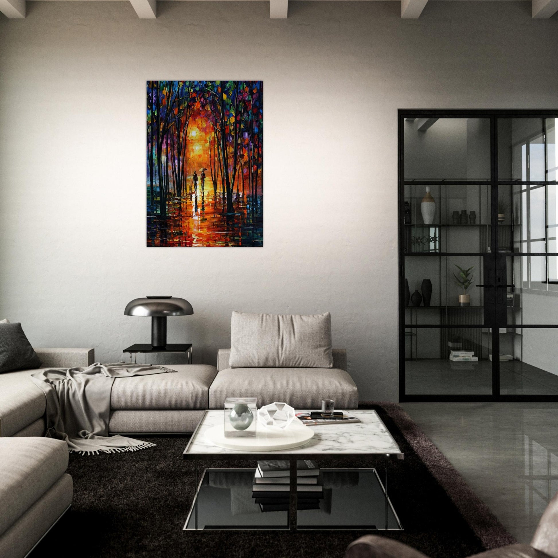Leonid Afremov - Leonid Afremov Brushed Aluminum Print - 70x100 cm / 28x40 inches | Leonid Afremov Aluminum Print | Leonid Afremov Prints
