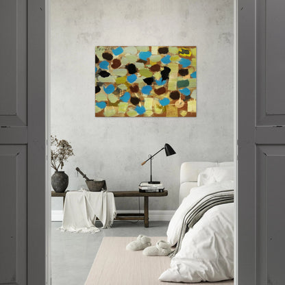 Number 7 - 1953 - Bradley Walker Tomlin Brushed Aluminum Print - 70x100 cm / 28x40 inches | Bradley Walker Tomlin Aluminum Print | Bradley Walker Tomlin Prints