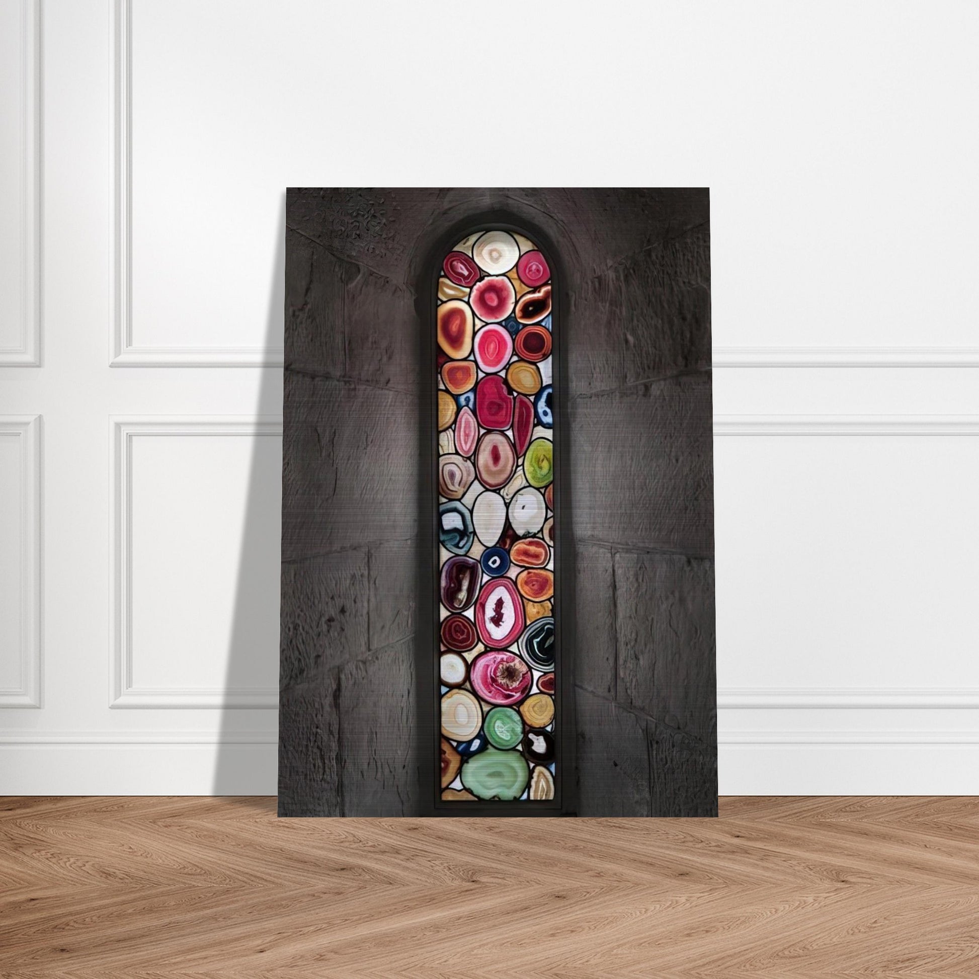 AHATFENSTER 2009 2 - Sigmar Polke Brushed Aluminum Print - 70x100 cm / 28x40 inches | Sigmar Polke Aluminum Print | Sigmar Polke Prints