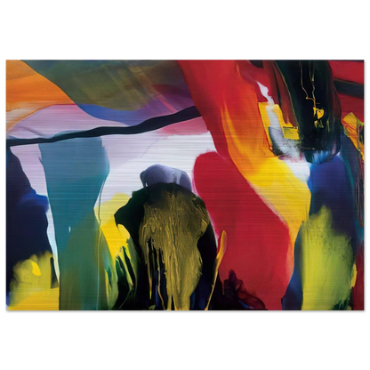Phenomena Solstice Encounter - Paul Jenkins Brushed Aluminum Print - 70x100 cm / 28x40 inches | Paul Jenkins Aluminum Print | Paul Jenkins Prints