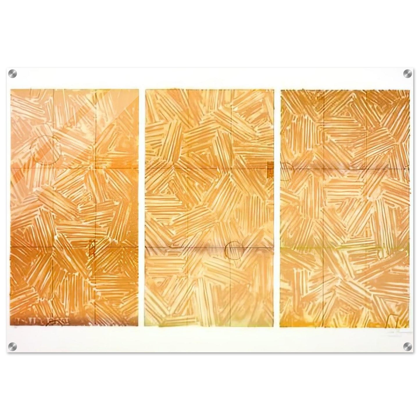 USUYUKI 1979 - Jasper Johns Acrylic Print - 70x100 cm / 28x40″ inches | Jasper Johns Wall Art | Jasper Johns Prints