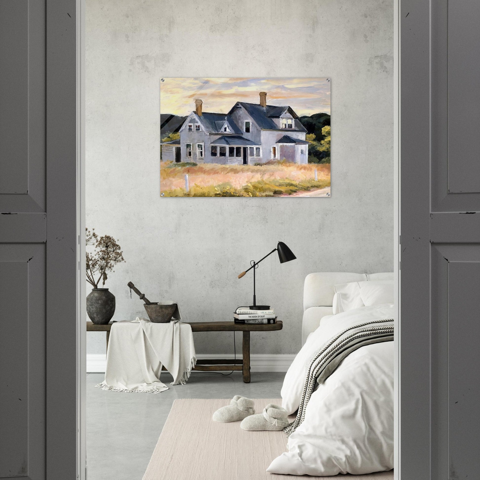 House by a Road - Edward Hopper Acrylic Print - 70x100 cm / 28x40″ inches