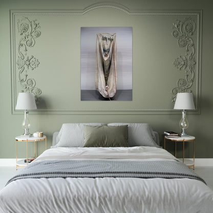 SOFT BATHTUB MODEL GHOST VERSION 1966 - Claes Oldenburg Brushed Aluminum Print - 70x100 cm / 28x40 inches | Claes Oldenburg Aluminum Print | Claes Oldenburg Prints