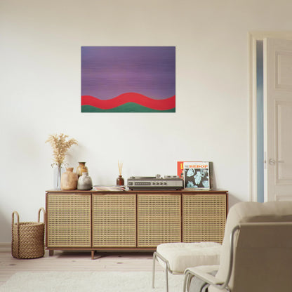 Out - Al Held Brushed Aluminum Print - 70x100 cm / 28x40 inches | Al Held Aluminum Print | Al Held Prints