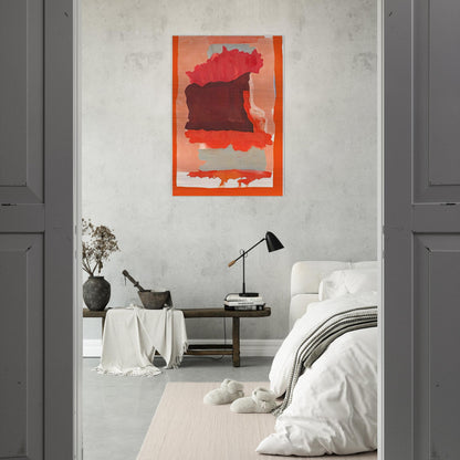 Cape Orange, 1964- - Helen Frankenthaler Brushed Aluminum Print - 70x100 cm / 28x40 inches | Helen Frankenthaler Aluminum Print | Helen Frankenthaler Prints