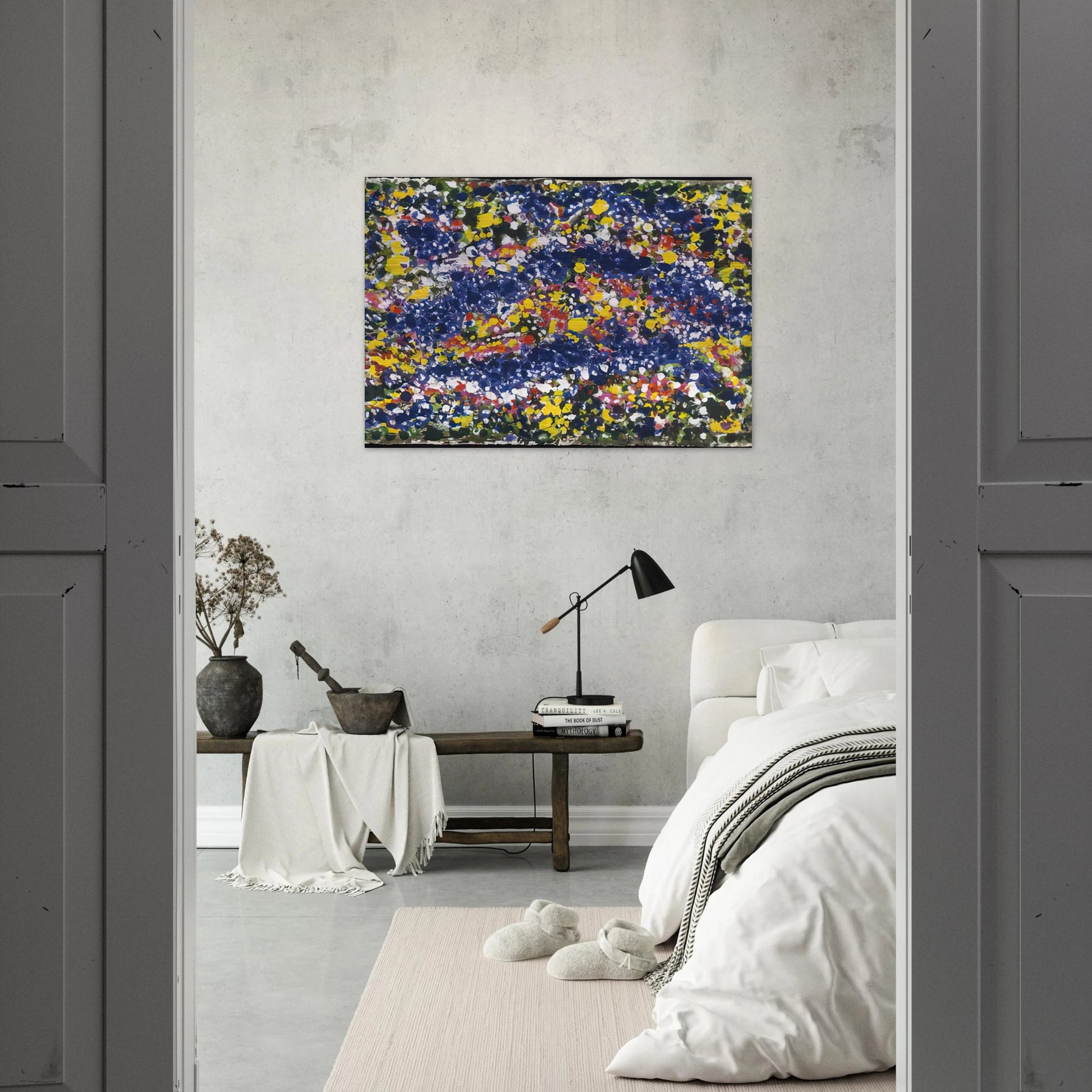 Bird in the Spring - 1992 - Richard Pousette-Dart Brushed Aluminum Print - 70x100 cm / 28x40 inches | Richard Pousette-Dart Aluminum Print | Richard Pousette-Dart Prints