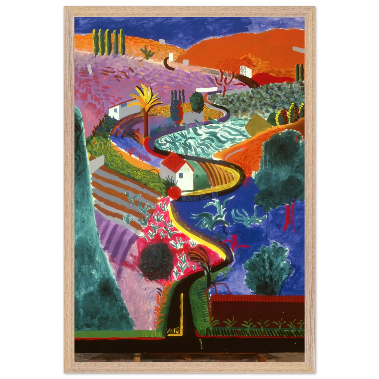 David Hockney - David Hockney Wall art - A3 (29.7 x 42  cm) - Fine Art Poster - -