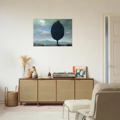 PLAIN OF AIR 1940 - Rene Magritte Brushed Aluminum Print - 70x100 cm / 28x40 inches | Rene Magritte Aluminum Print | Rene Magritte Prints