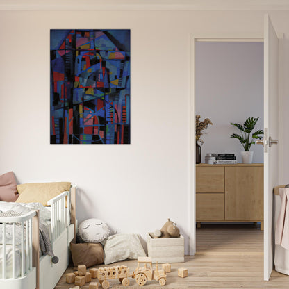 Angelus domini nuntiavit mariæ - 1947 - Alfred Manessier Brushed Aluminum Print - 70x100 cm / 28x40 inches | Alfred Manessier Aluminum Print | Alfred Manessier Prints
