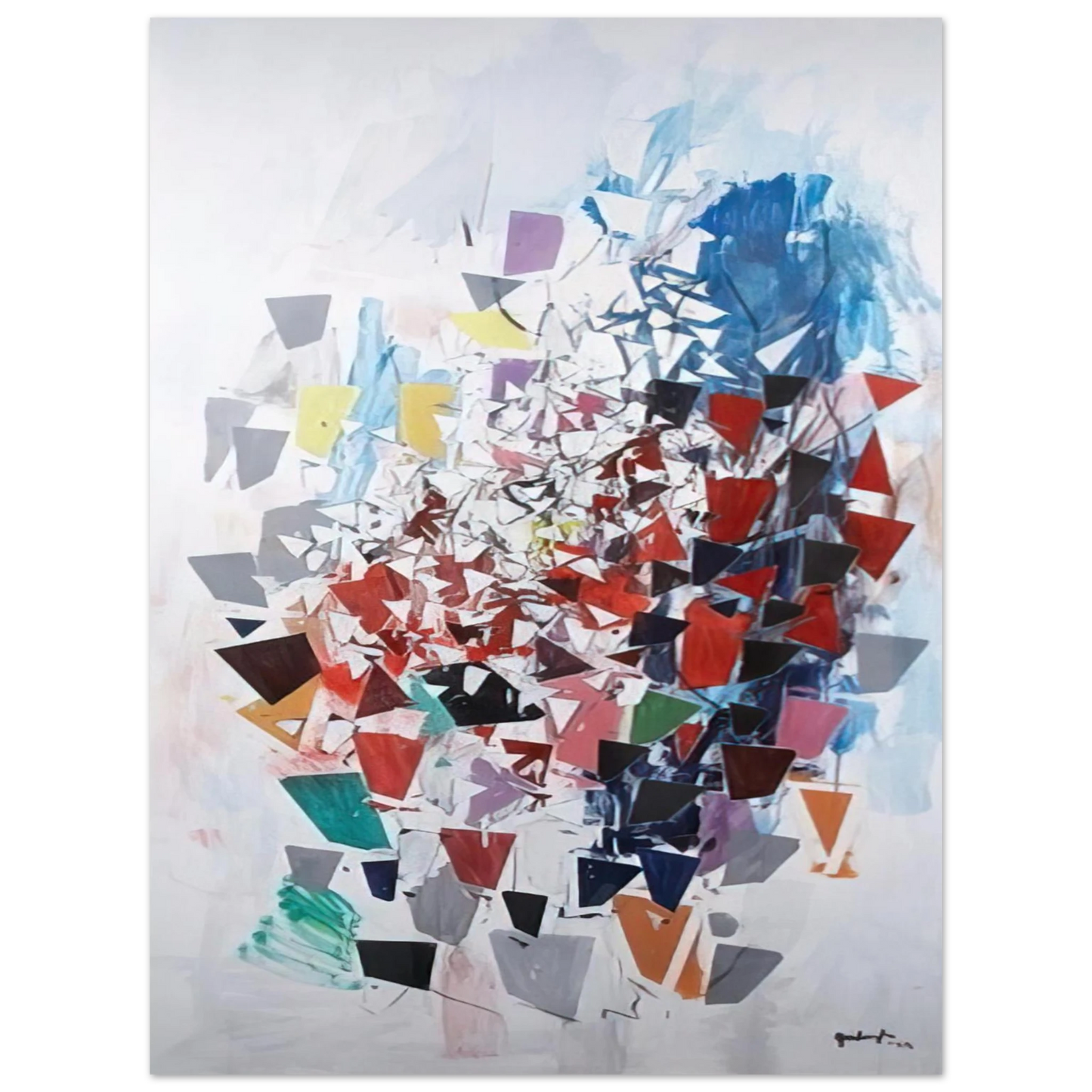 Robert Goodnough - Soaring I - 1994  75x100 cm / 30x40inches Fine Art Poster