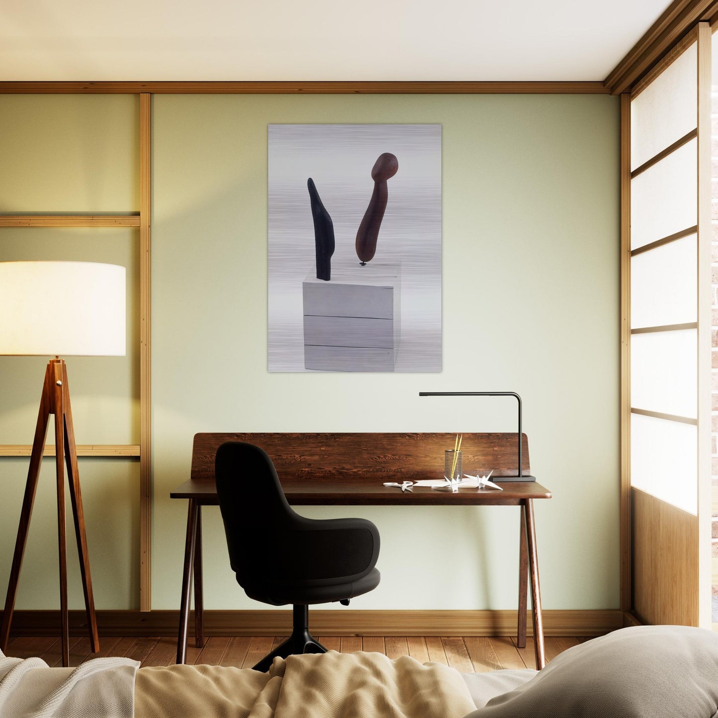 MACHINE MOTORISEE 1933 - Alexander Calder Brushed Aluminum Print - 70x100 cm / 28x40 inches | Alexander Calder Aluminum Print | Alexander Calder Prints