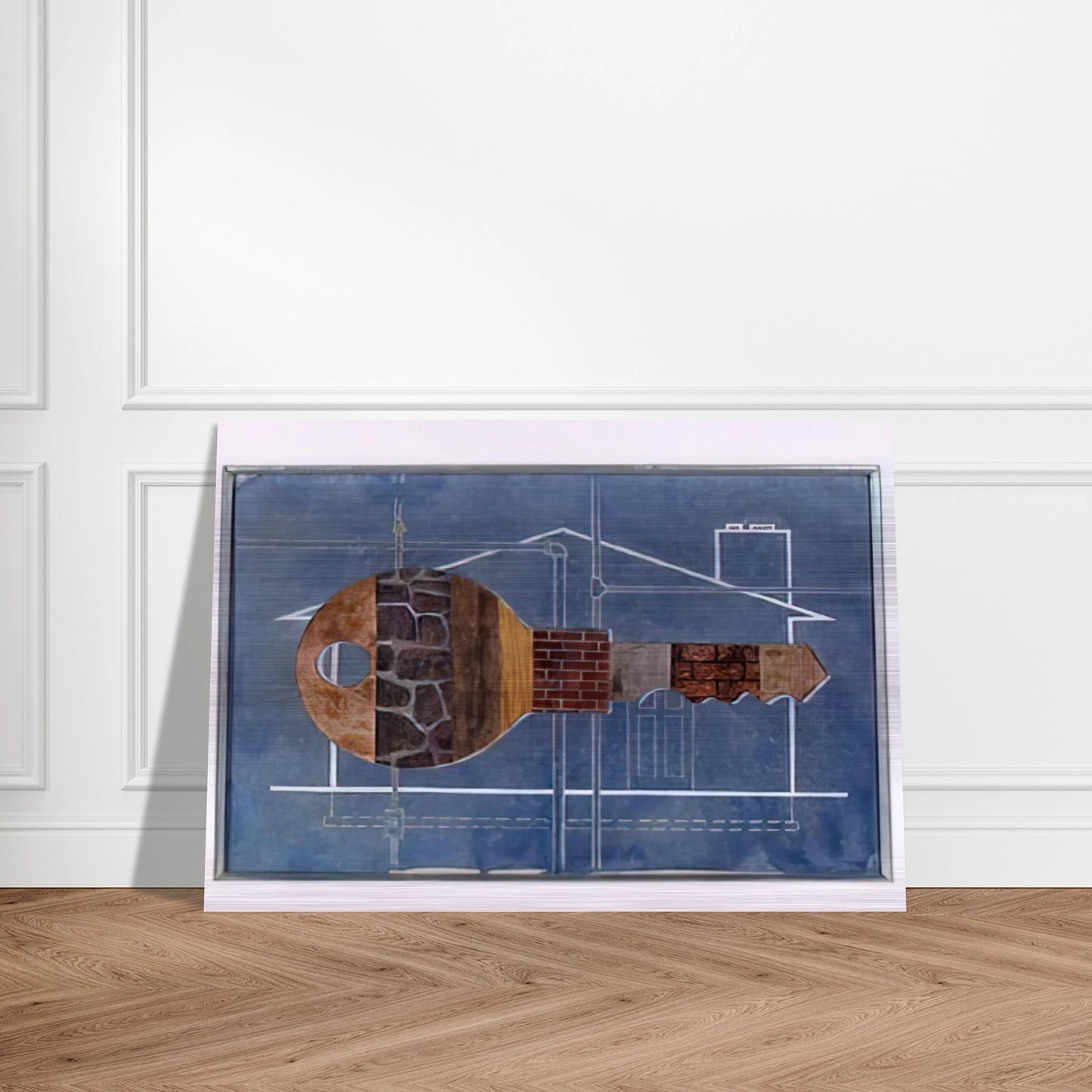 House Key - 1956 - Clarence Holbrook Carter Brushed Aluminum Print - 70x100 cm / 28x40 inches | Clarence Holbrook Carter Aluminum Print | Clarence Holbrook Carter Prints