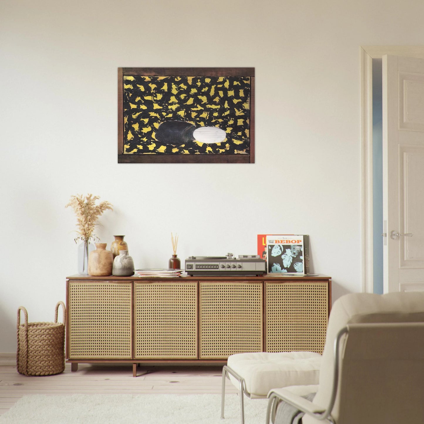 It Fits - 1955 - Forrest Bess Brushed Aluminum Print - 70x100 cm / 28x40 inches | Forrest Bess Aluminum Print | Forrest Bess Prints