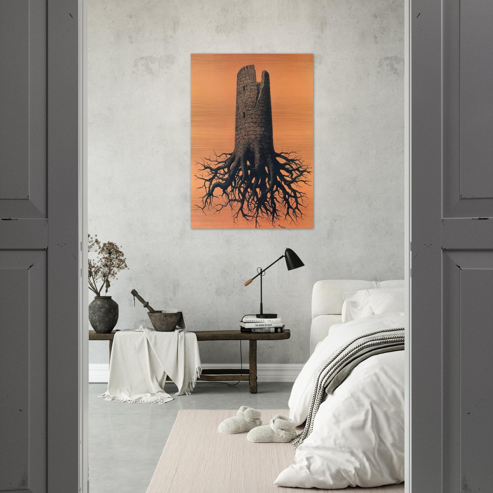 ALMAYER S FOLLY 1951 - Rene Magritte Brushed Aluminum Print - 70x100 cm / 28x40 inches | Rene Magritte Aluminum Print | Rene Magritte Prints