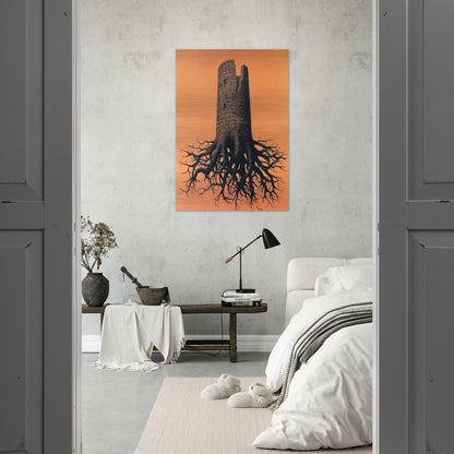 ALMAYER S FOLLY 1951 - Rene Magritte Brushed Aluminum Print - 70x100 cm / 28x40 inches | Rene Magritte Aluminum Print | Rene Magritte Prints