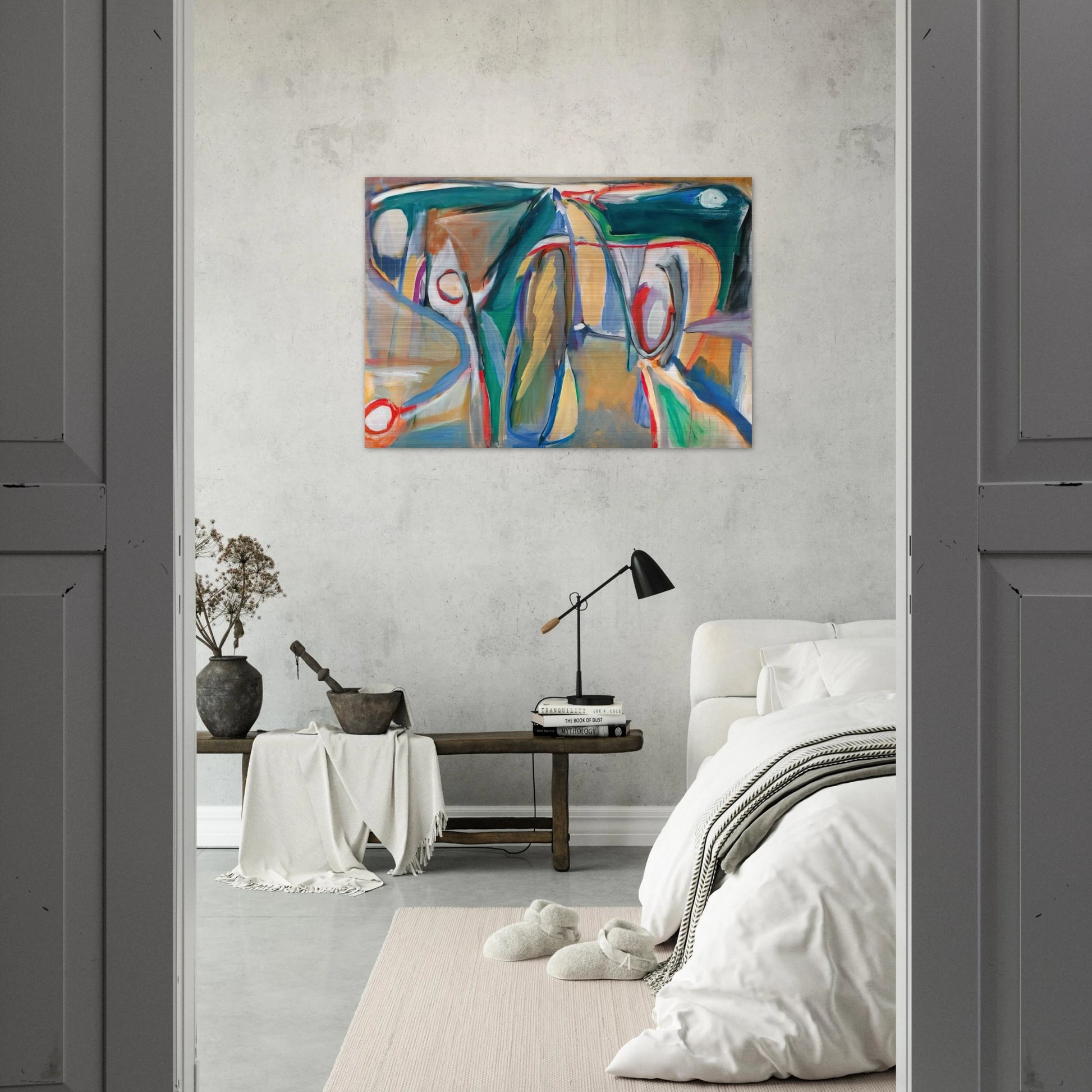 Sans titre Paris, rue Gît-le-Coeur - 1962 - Bram van Velde Brushed Aluminum Print - 70x100 cm / 28x40 inches | Bram van Velde Aluminum Print | Bram van Velde Prints