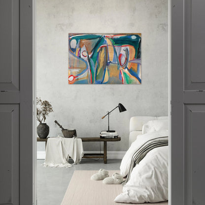Sans titre Paris, rue Gît-le-Coeur - 1962 - Bram van Velde Brushed Aluminum Print - 70x100 cm / 28x40 inches | Bram van Velde Aluminum Print | Bram van Velde Prints