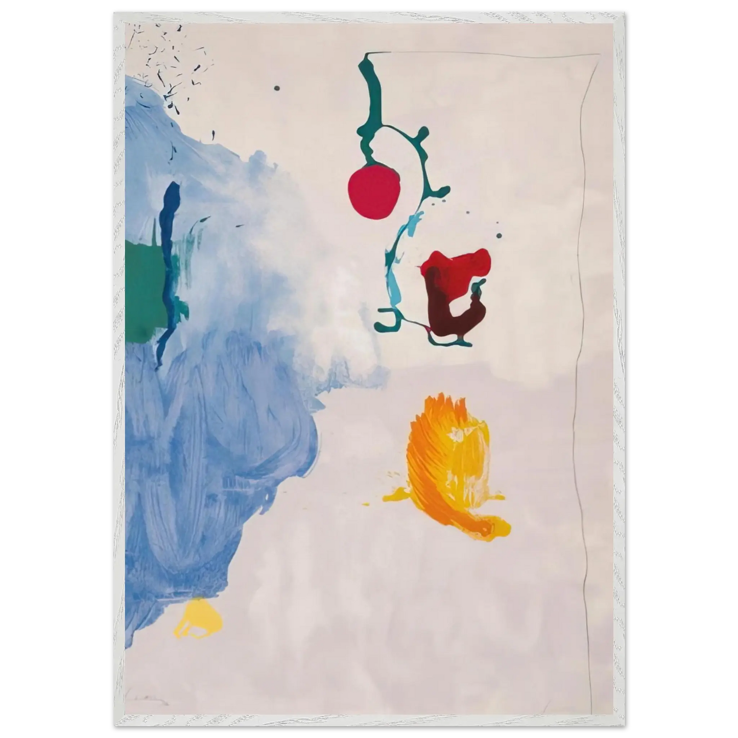 Helen Frankenthaler - Eve - 1995 Wall art - 28x43  cm / XL (11x17 Inches) - Fine Art Poster - -