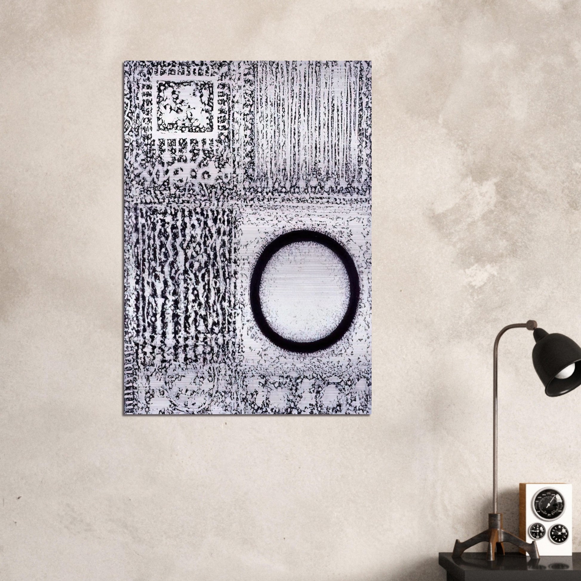 Circle by the Falling Waters - 1980 - Richard Pousette-Dart Brushed Aluminum Print - 70x100 cm / 28x40 inches | Richard Pousette-Dart Aluminum Print | Richard Pousette-Dart Prints