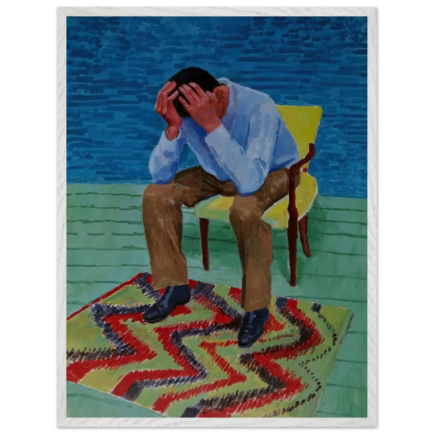 David Hockney - David Hockney Wall art - A2 (42 x 59.4  cm) - Fine Art Poster - -