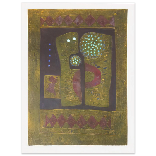 Hiroyuki Tajima - Pierrot and His Son - 1970  75x100 cm / 30x40inches Fine Art Poster