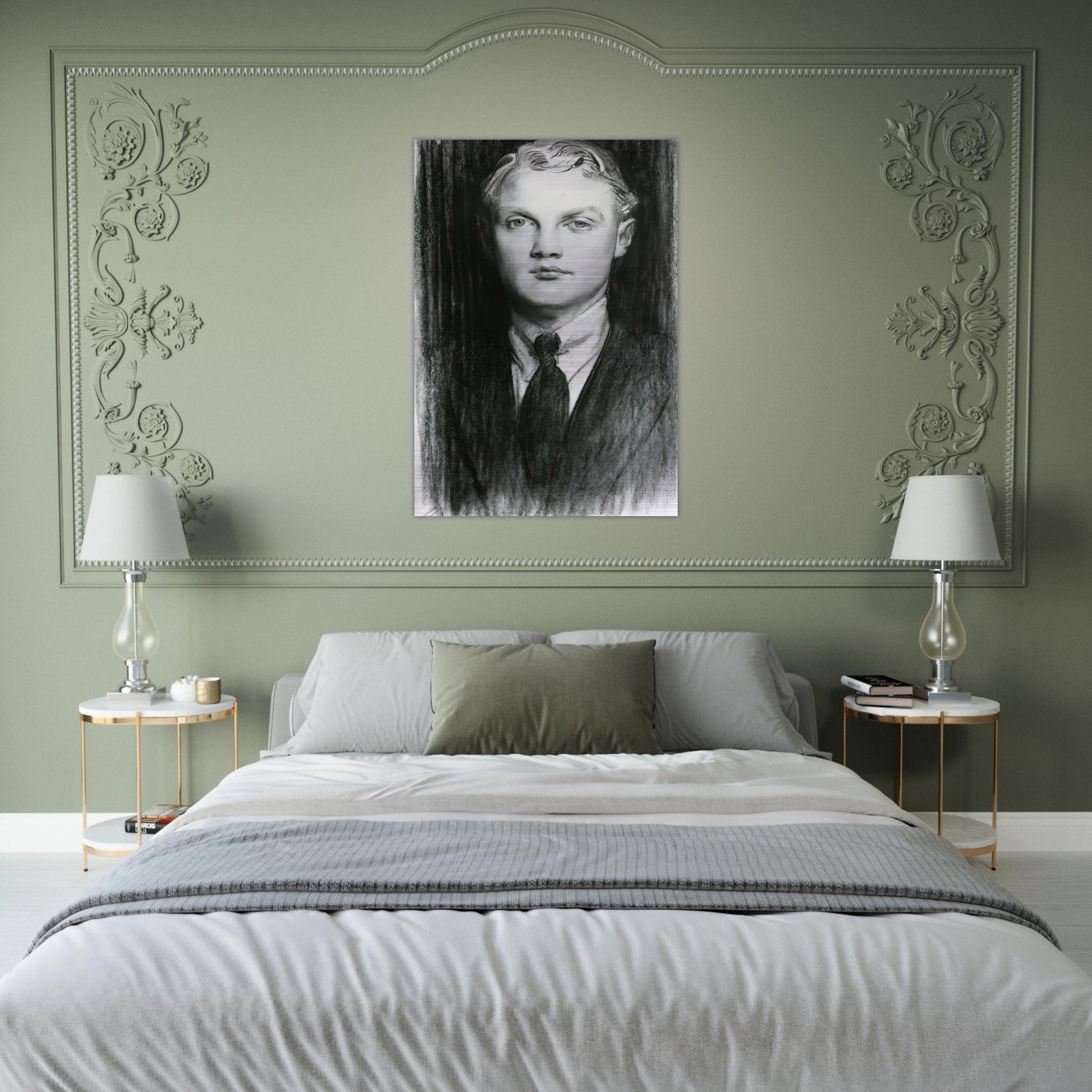 Sir William Hedworth Williamson - John Singer Sargent Brushed Aluminum Print - 70x100 cm / 28x40 inches | John Singer Sargent Aluminum Print | John Singer Sargent Prints