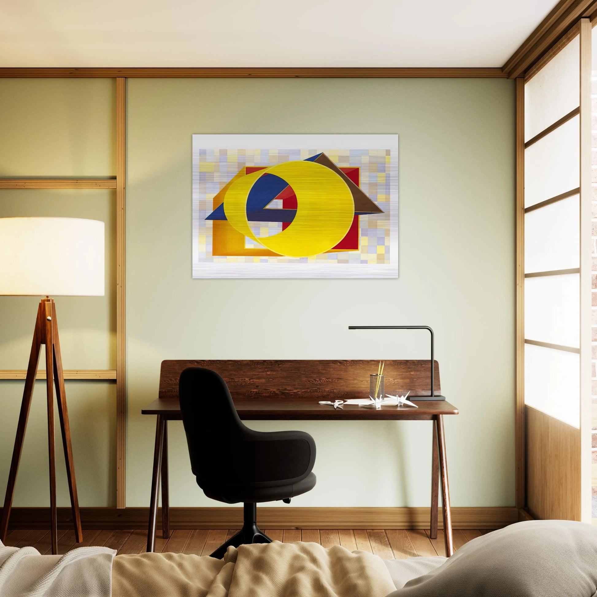 Prime Moments II - Al Held Brushed Aluminum Print - 70x100 cm / 28x40 inches | Al Held Aluminum Print | Al Held Prints