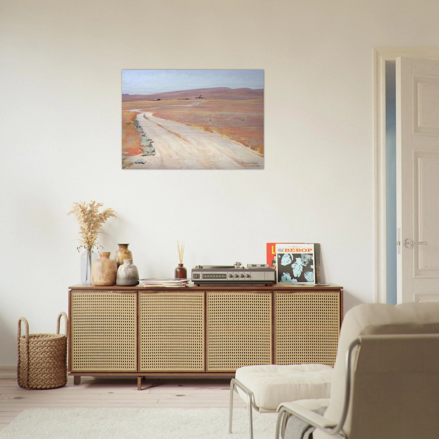 ABANDONED RANCH 1935 - Maynard Dixon Brushed Aluminum Print - 70x100 cm / 28x40 inches | Maynard Dixon Aluminum Print | Maynard Dixon Prints