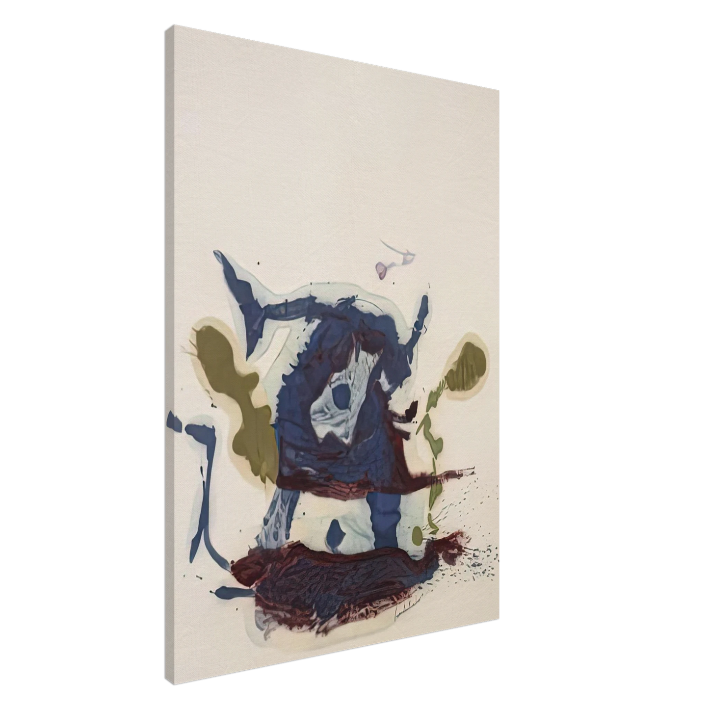 Helen Frankenthaler - Vessel, 1961- Wall Art - 60x80 cm / 24x32 inches - Premium Wooden Framed Poster With Fine Art Paper-canvas - Black frame