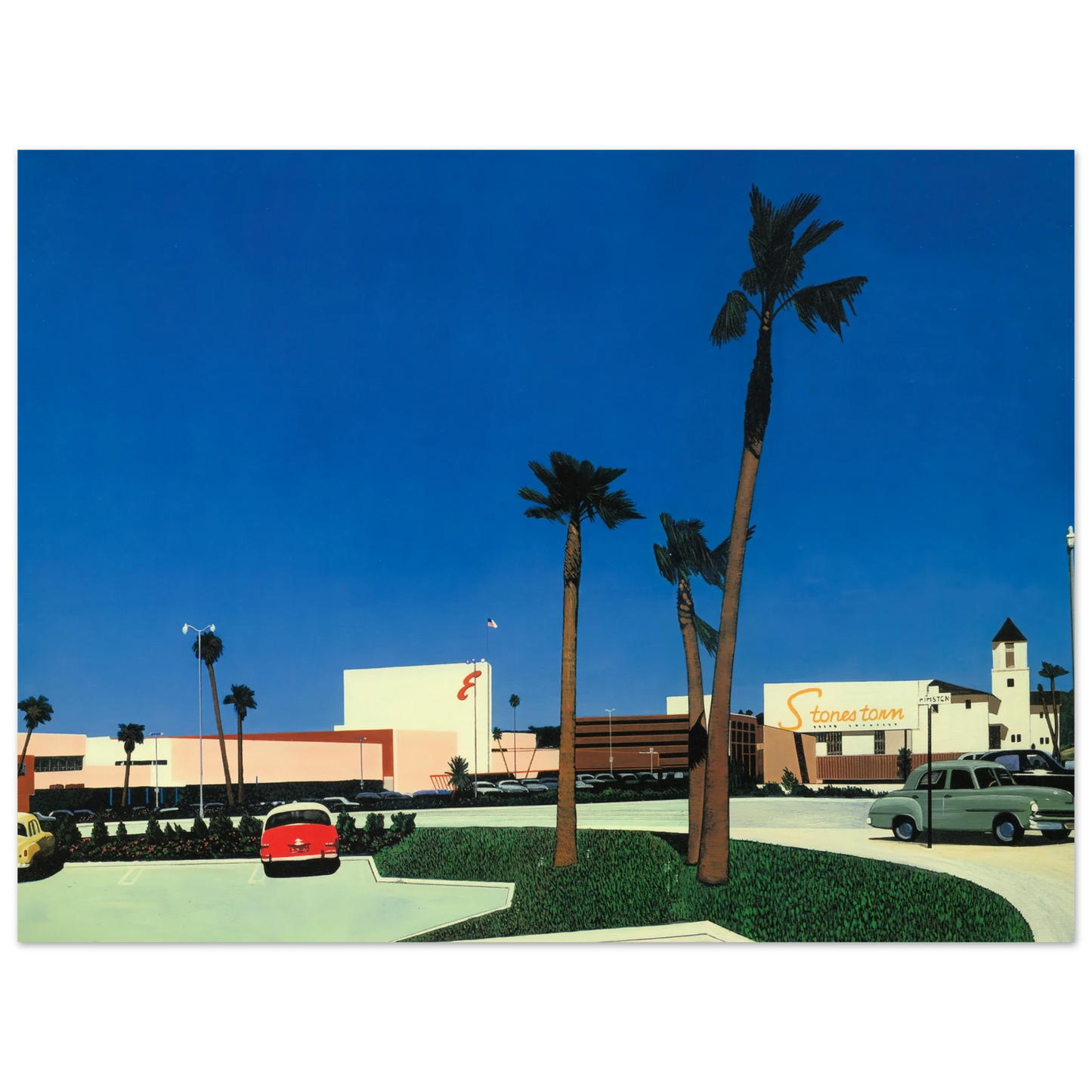 Hiroshi Nagai - In the beginning Stonestown Wall Art - 21x29.7 cm / 8x12" - Fine Art Poster - -