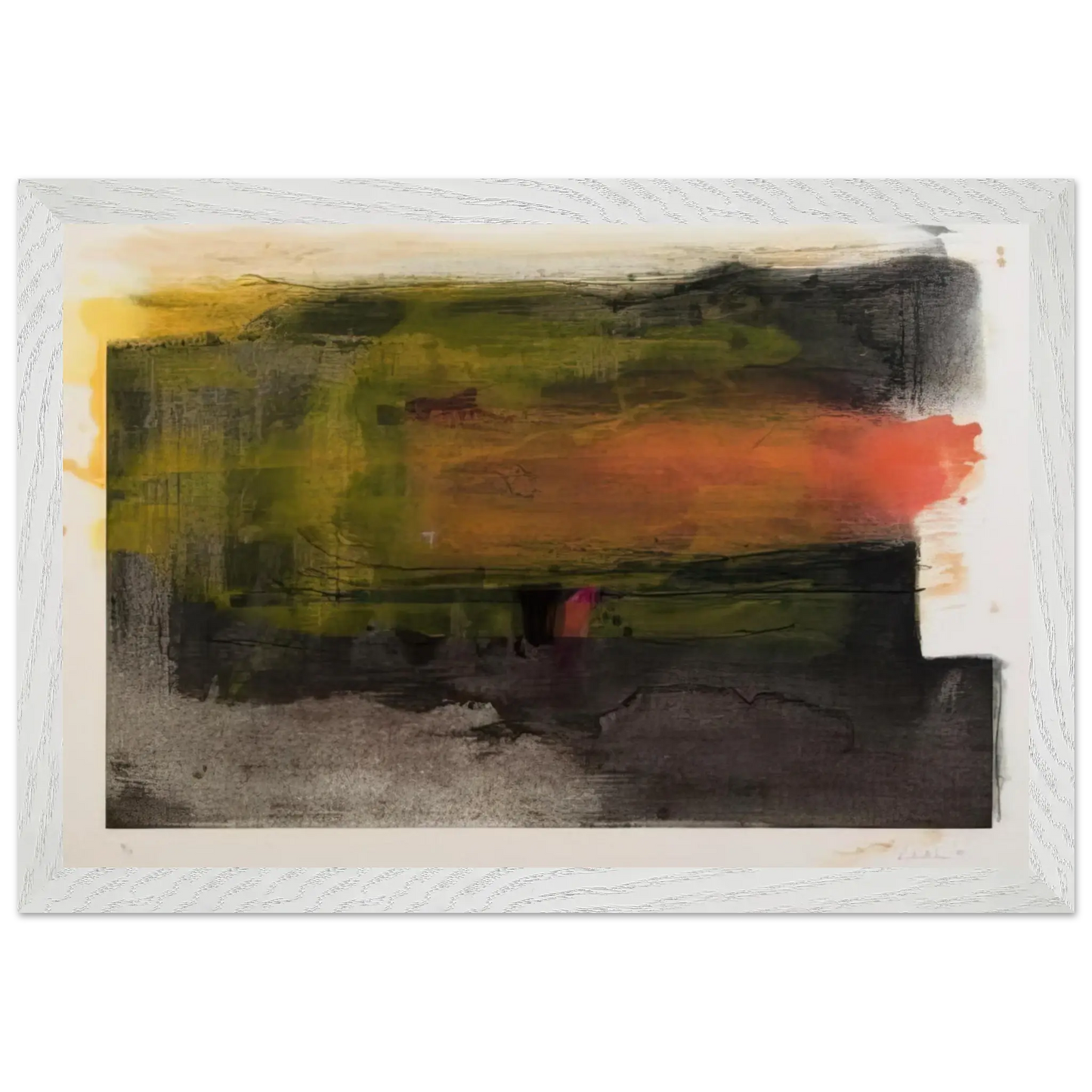Helen Frankenthaler - Deep Sun - 1983 Wall art - A3 (29.7 x 42  cm) - Fine Art Poster - -