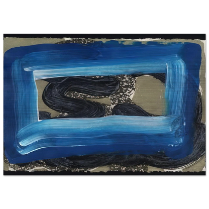 Seafood - 2001 - Howard Hodgkin Brushed Aluminum Print - 70x100 cm / 28x40 inches | Howard Hodgkin Aluminum Print | Howard Hodgkin Prints