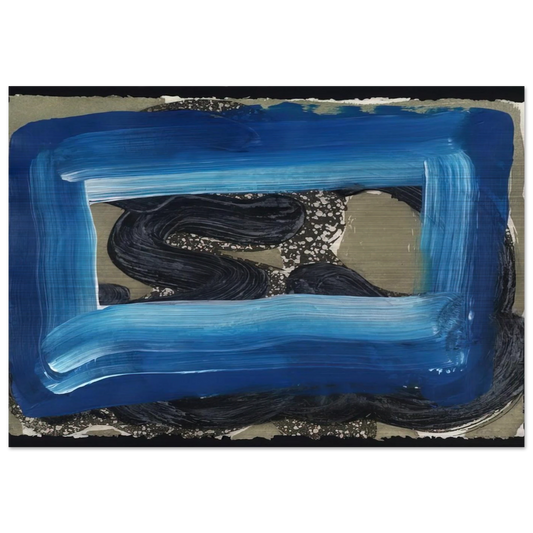 Seafood - 2001 - Howard Hodgkin Brushed Aluminum Print - 70x100 cm / 28x40 inches | Howard Hodgkin Aluminum Print | Howard Hodgkin Prints