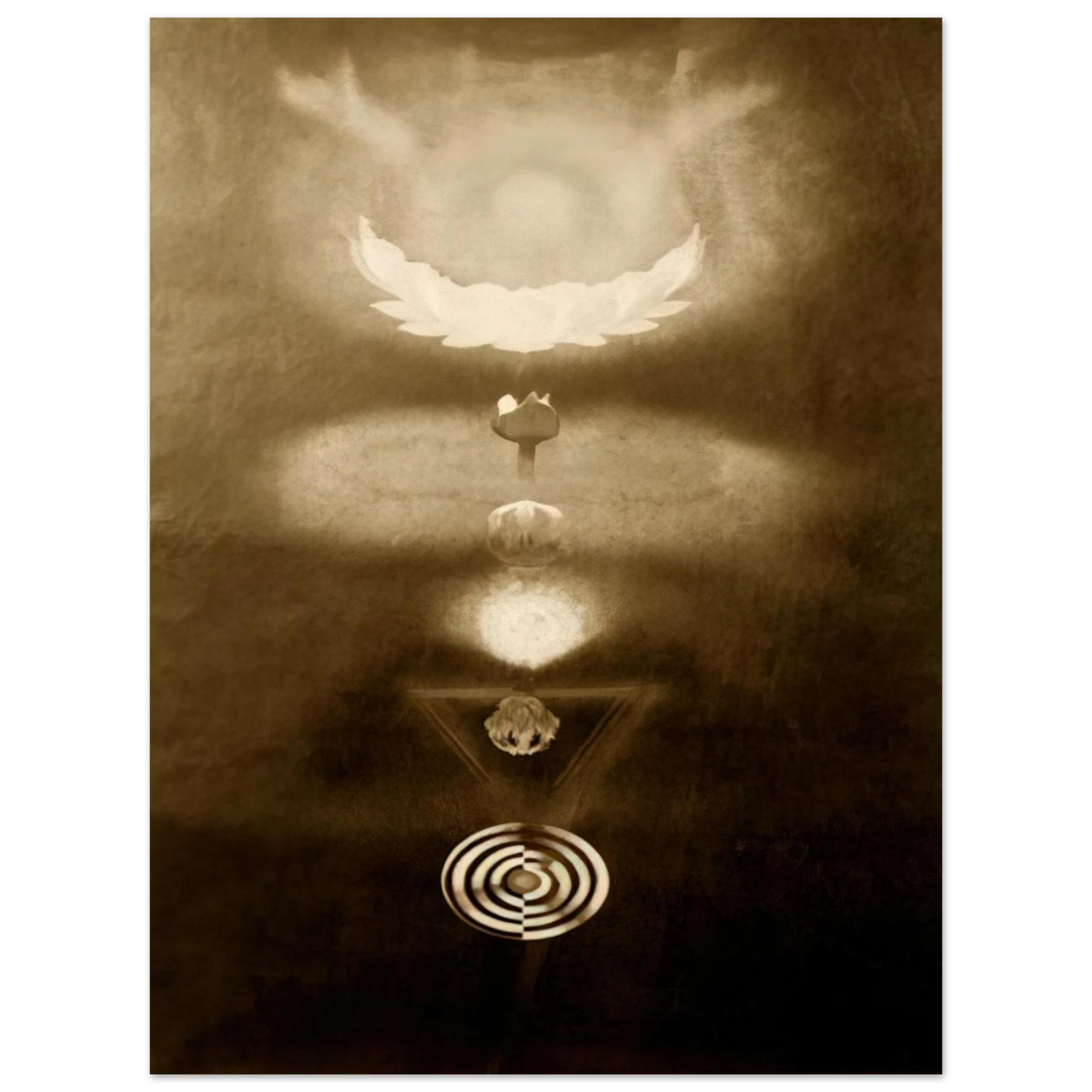 Morris Graves - Kundalini - Expressionism  75x100 cm / 30x40inches Fine Art Poster
