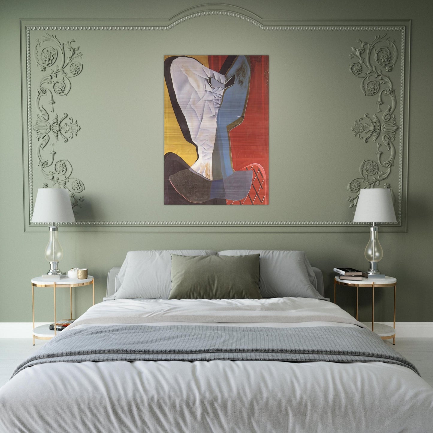 HARLEQUIN 1927 - Salvador Dali Brushed Aluminum Print - 70x100 cm / 28x40 inches | Salvador Dali Aluminum Print | Salvador Dali Prints