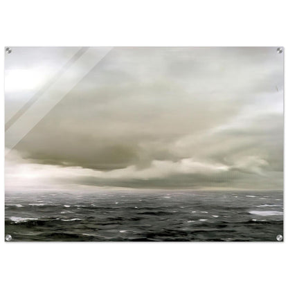 SEASCAPE CLOUDY - Gerhard Richter Acrylic Print - 70x100 cm / 28x40″ inches | Gerhard Richter Wall Art | Gerhard Richter Prints