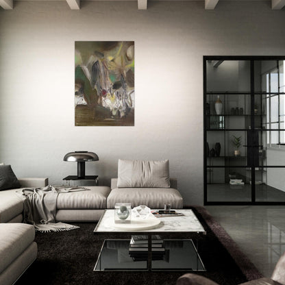 COMPOSITION 1977 - Chu teh Chun Brushed Aluminum Print - 70x100 cm / 28x40 inches | Chu teh Chun Aluminum Print | Chu teh Chun Prints
