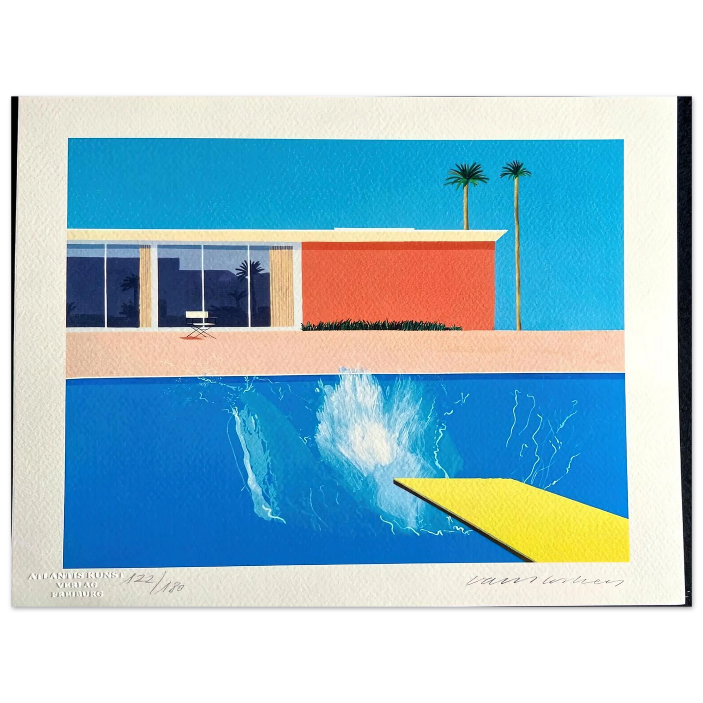 David Hockney - David Hockney Wall art - 15x20 cm / 6x8 inches - Fine Art Poster-canvas - -