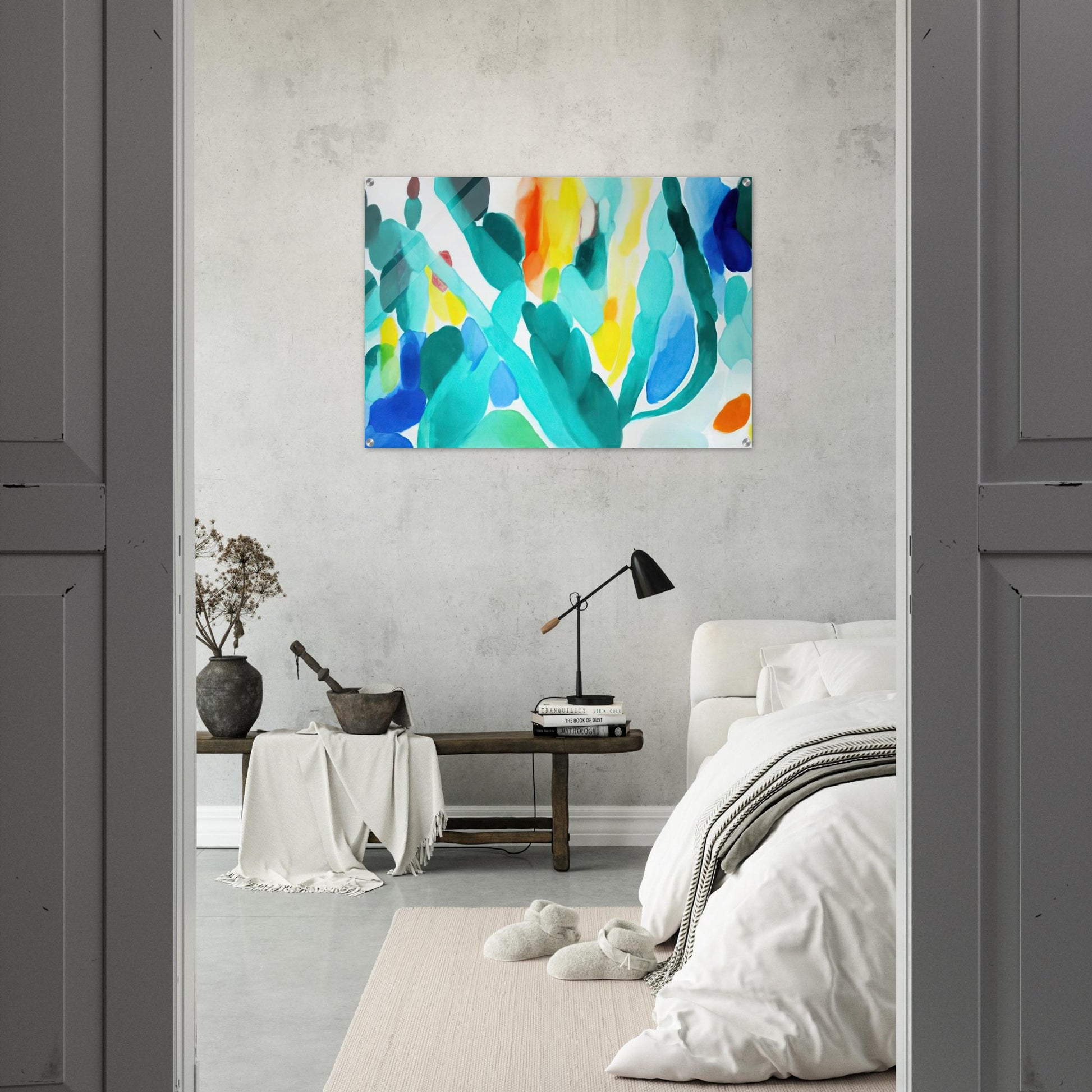 Green Swing - Alice Baber Acrylic Print - 70x100 cm / 28x40″ inches