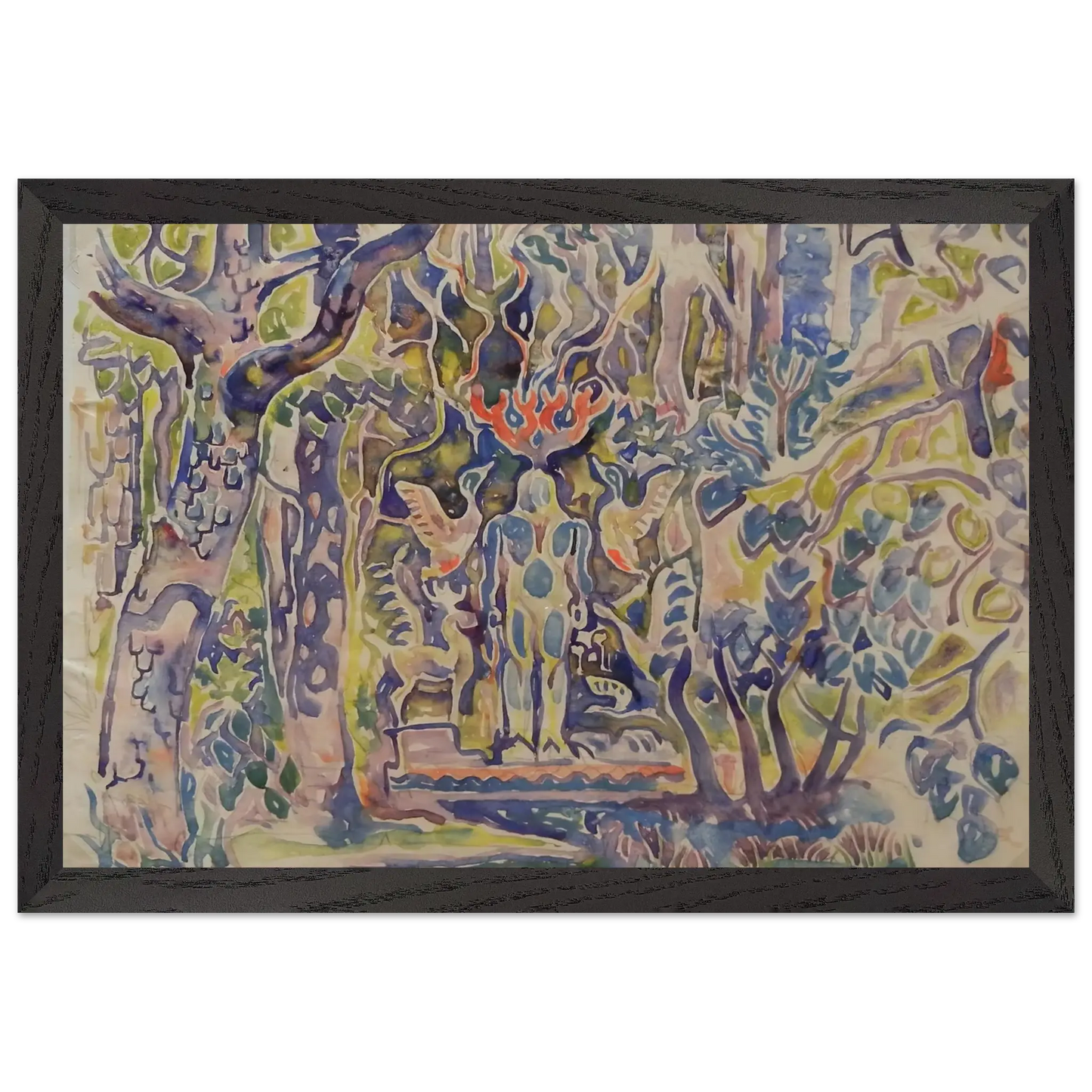 Walter Inglis Anderson - Walter Anderson Wall art - 45x60 cm / 18x24 Inches - Premium Wooden Framed Poster With Fine Art Paper - Wood frame